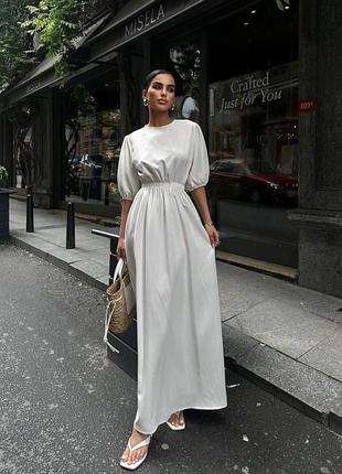 Лляна сукня