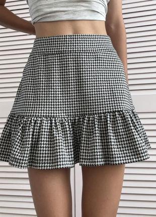 Юбка гусиная лапка