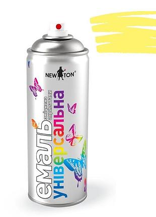Емаль 1016 лимонно-жовта універсальна аерозоль 400мл newton