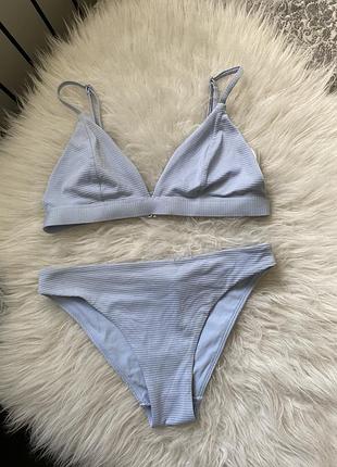 Голубой купальник h&m