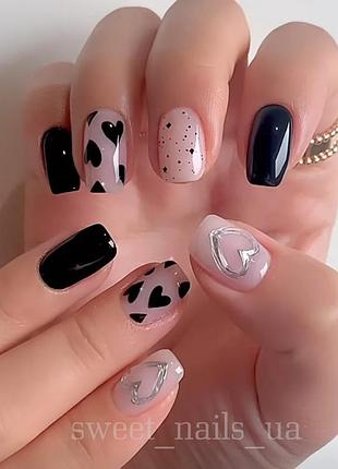 Накладные ногти (типсы) 24 шт + клей