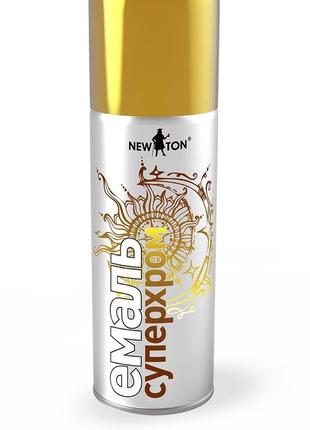 Емаль супер хром золото 400мл newton