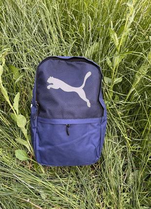 Рюкзак спортивний легкий новий синій рюкзак пума1 фото