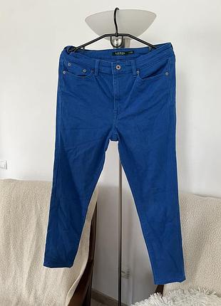 Джинсы-слим40, бедер-50, хлопок и эластан в утяжелителе на ножке.