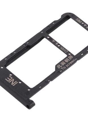 Лоток/утримувач sim-карти huawei p smart +/nova 3i (чорний)