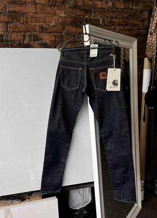 Carhartt wip women’s dark blue new buccaneer pant jeans rinse wash hanford with tags жіночі, нові джинси з бірками