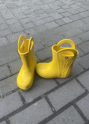 Резиновые сапожки crocs оригинал с12