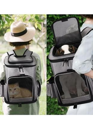 Рюкзак для домашніх тварин, що розширюється voyager pet