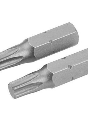 Набір біт tolsen s2 torx t 15х25 мм, 2 шт (20222) — топ продаж!