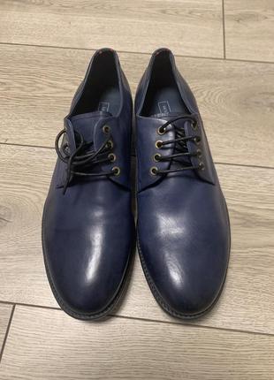 Туфли мужские. италия, натуральная кожа. новые.