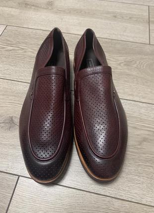 Туфли мужские. италия, натуральная кожа. новые.