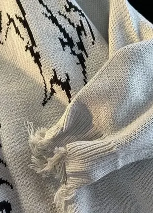 (1023) новый хип-хоп уличный вязаный свитер для мужчин готический пуловер