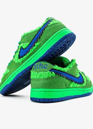 Кроссовки мужские nike sb dunk low "grateful dead bears green5 фото