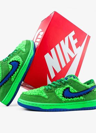 Кросівки чоловічі nike sb dunk low "grateful dead bears green4 фото