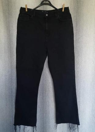 Женские обрезанные черные джинсы asos deside w34 l30