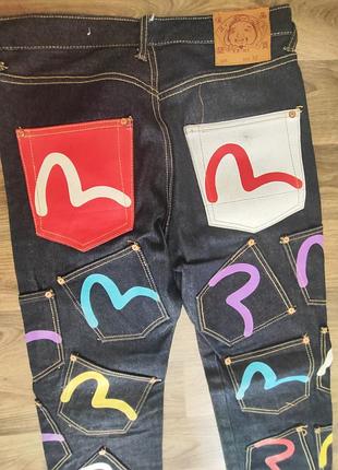 Мужские джинсы трубы репер style с кармашками