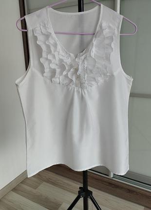 Невесомая блузочка с рюшками