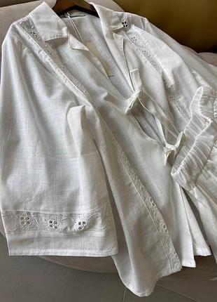 Летний костюм с шортами в стиле max mara