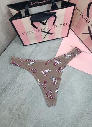 Стрінги з бавовни. pink. victoria's secret. оригінал 🇺🇸