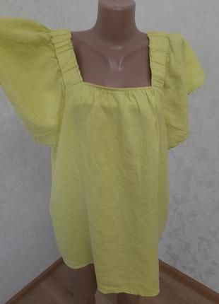 Цей неймрвірний льон!
шикарний  лляний топ блуза  рюші