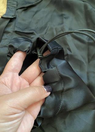 Брюки штани сатинові карго zara8 фото