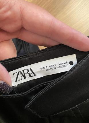 Брюки штани сатинові карго zara9 фото