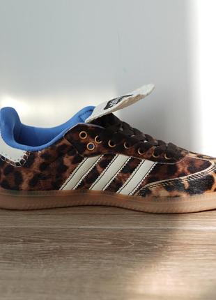 Adidas LOW x wales bonner leopard brown | 383 фото