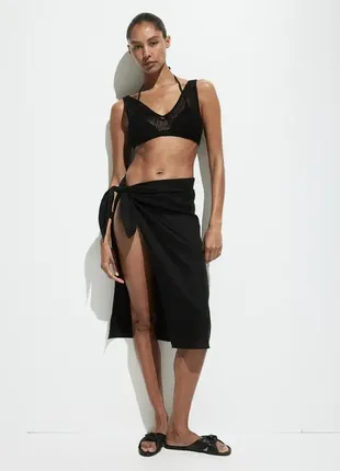 Пляжный костюм топ + штаны в сетку h&m 1232924001-1237757001