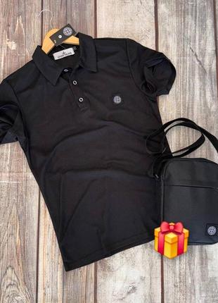Подарунок сумка! поло stone island