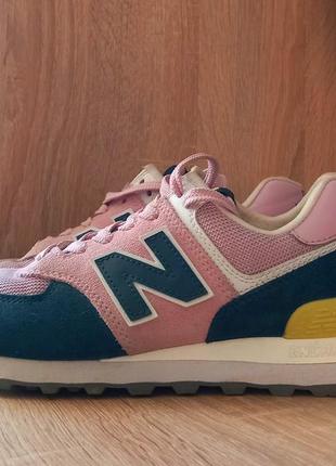 Летние кроссовки new balance 574,р.37,5, в идеале