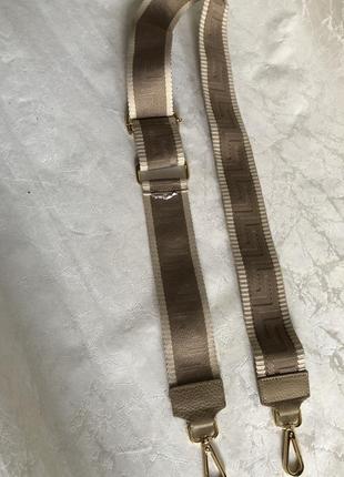 Широкий текстильный ремешок к сумке