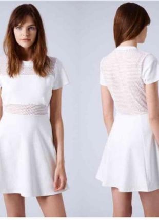Белое летнее платье topshop