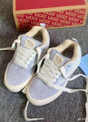 Кеди vans knu skool skate shoe blue.