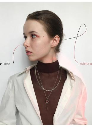 Цепочка с розой винтаж красный камень многослойный колье цветок готическое лолета сумерки...