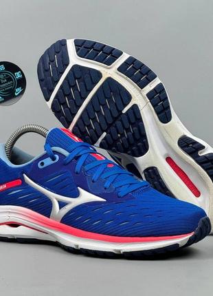Кросівки для спорту mizuno wave rider 24 спортивные кроссовки для зала