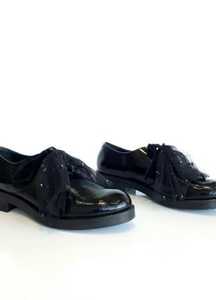 Tosca blu studiur туфли броги с шифоновым бантом