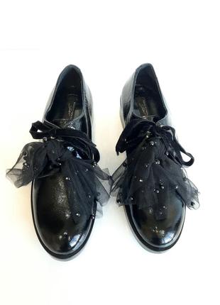 Tosca blu studiur туфли броги с шифоновым бантом