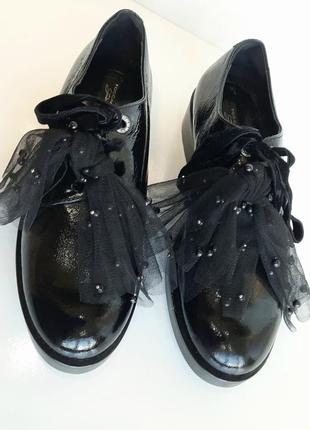 Tosca blu studiur туфли броги с шифоновым бантом