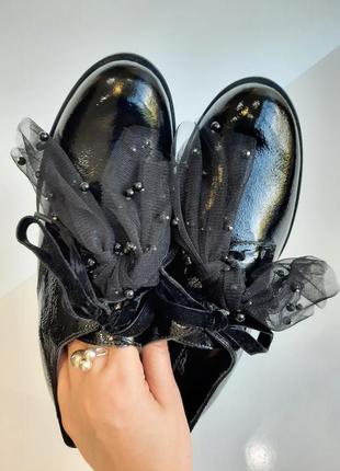 Tosca blu studiur туфли броги с шифоновым бантом