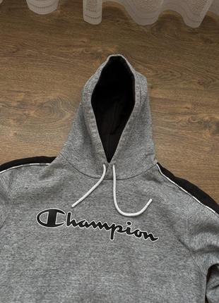 ‼️худи champion с лампасами серый размер m