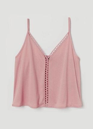 Майка  топ на бретелях від h&m