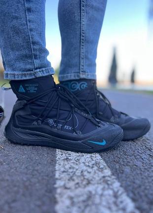 Мужские кроссовки nike acg terra antarktik black\blue1 фото