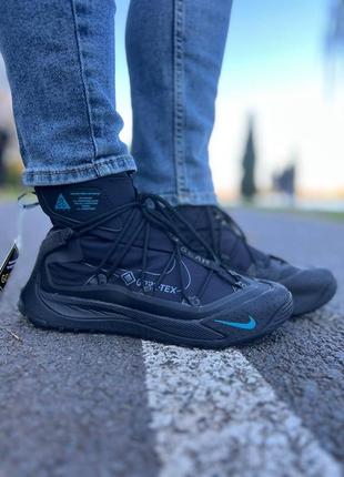 Мужские кроссовки nike acg terra antarktik black\blue2 фото