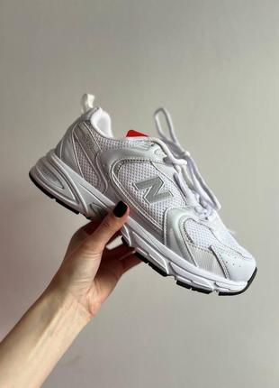 Жіночі шкіряні кросівки new balance 530 white ню беланс 530