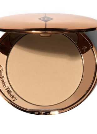 Charlotte tilbury airbrush flawless finish powder компактна пудра для обличчя, 0,8 гр.