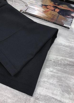 Чорні жіночі широкі брюки палаццо5 фото