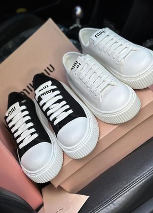 Кеды miu miu миу миу