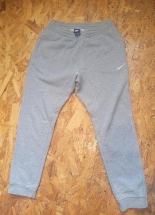 Котонові на флісі спортивні штани nike