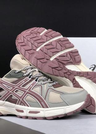 Жіночі кросівки asics gel-kahana 8 brown асікс коричневого кольору1 фото