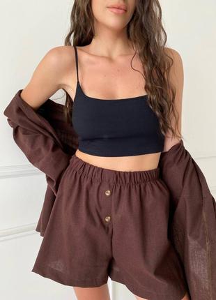 Костюм з подовженою сорочкою та шортами. 
модель: 0354 фото